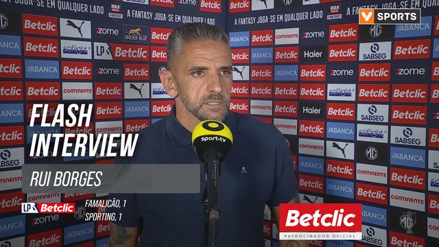I Liga (#6) | Famalicão 1-1 Sporting: Flash Interview Rui Borges