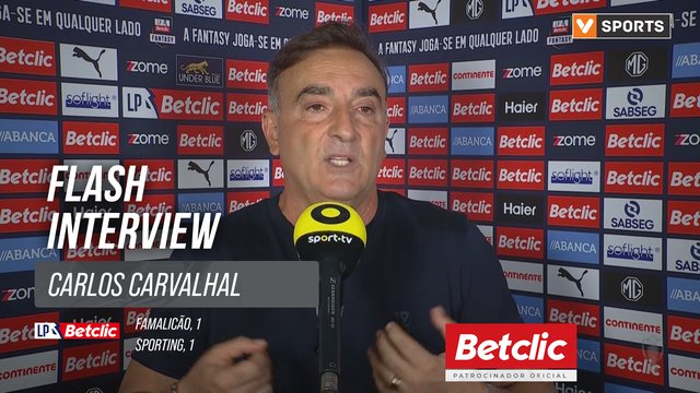 I Liga (#6) | Famalicão 1-1 Sporting: Flash Interview Carlos Carvalhal