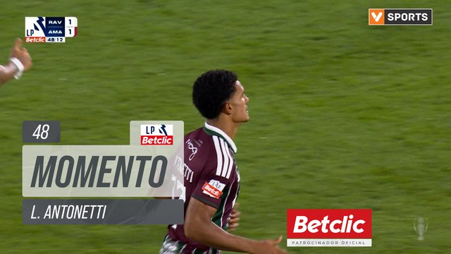 Estrela Amadora, Jogada, L. Antonetti aos 48'