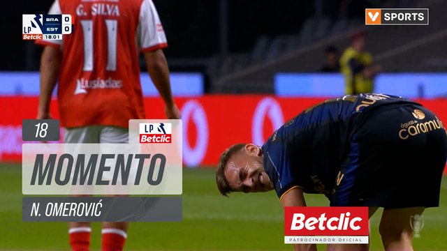 Estoril, Jogada, N. Omerović aos 18'