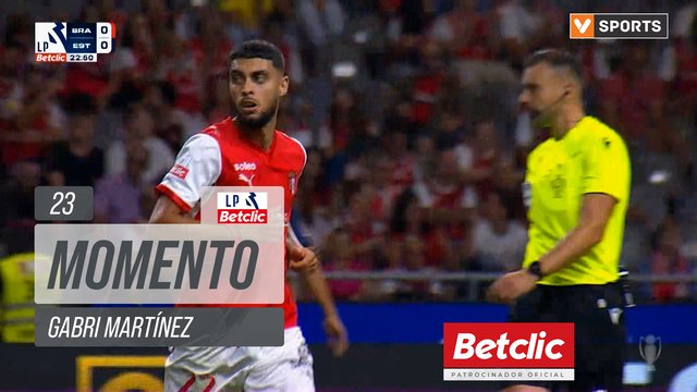 Braga, Jogada, Gabri Martínez aos 23'