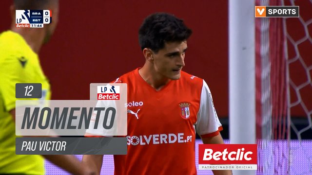 Braga, Jogada, Pau Victor aos 12'