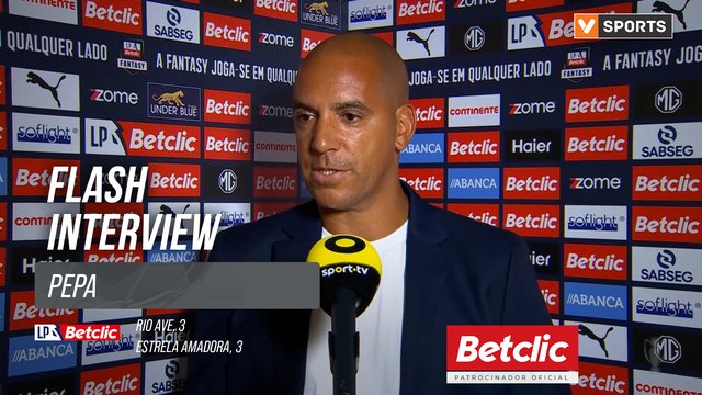 I Liga (#6) | Rio Ave 3-3 Estrela Amadora: Flash Interview Pepa