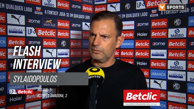 I Liga (#6) | Rio Ave 3-3 Estrela Amadora: Flash Interview Sylaidopoulos
