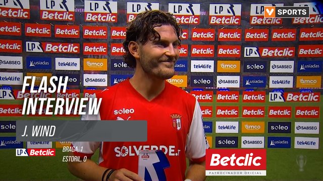 I Liga (#6) | Braga 1-0 Estoril: Flash Interview J. Wind