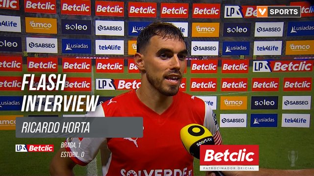 I Liga (#6) | Braga 1-0 Estoril: Flash Interview Ricardo Horta