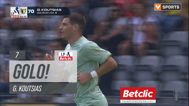 GOLO! Famalicão, G. Koutsias aos 7', Nacional 0-1 Famalicão