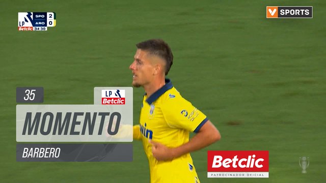 Arouca, Jogada, Barbero aos 35'