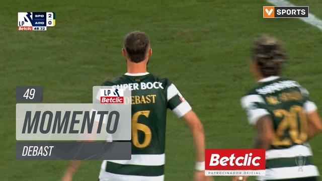 Sporting, Jogada, Debast aos 49'