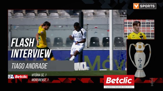 I Liga (#7) | Vitória SC 1-1 Moreirense: Flash Interview Tiago Andrade