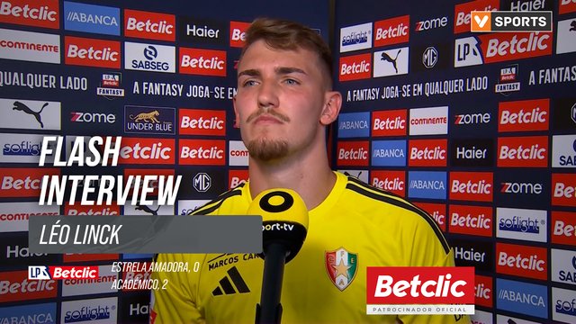 I Liga (#7) | Estrela Amadora 0-2 Académico: Flash Interview Léo Linck