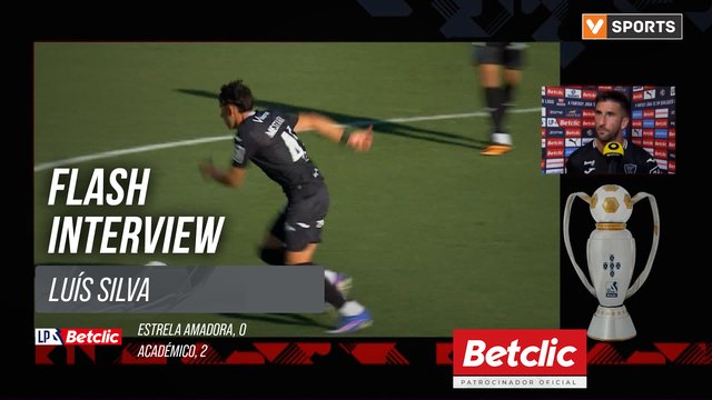 I Liga (#7) | Estrela Amadora 0-2 Académico: Flash Interview Luís Silva