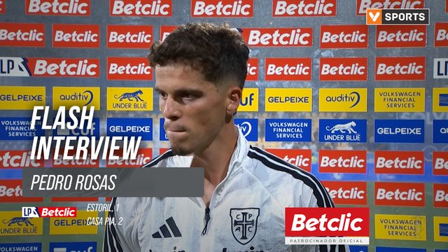I Liga (#7) | Estoril 1-2 Casa Pia: Flash Interview Pedro Rosas