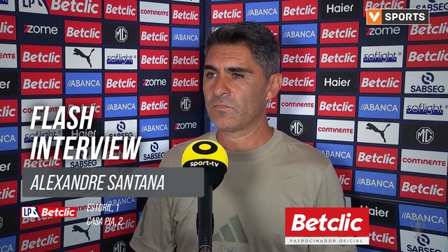 I Liga (#7) | Estoril 1-2 Casa Pia: Flash Interview Alexandre Santana