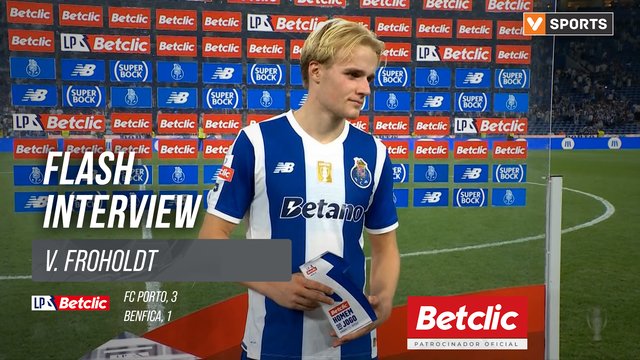 I Liga (#7) | FC Porto 3-1 Benfica: Flash Interview V. Froholdt