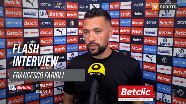 I Liga (#7) | FC Porto 3-1 Benfica: Flash Interview Francesco Farioli