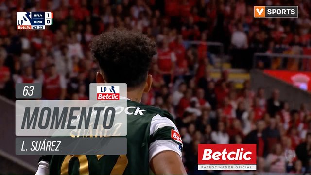 Sporting, Jogada, L. Suárez aos 63'