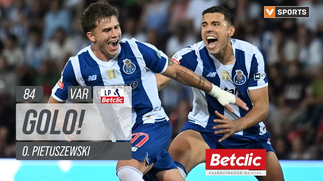 GOLO! FC Porto, O. Pietuszewski aos 84', Marítimo 1-2 FC Porto