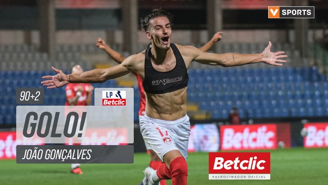GOLO! Santa Clara, João Gonçalves aos 90'+2', Casa Pia 0-1 Santa Clara
