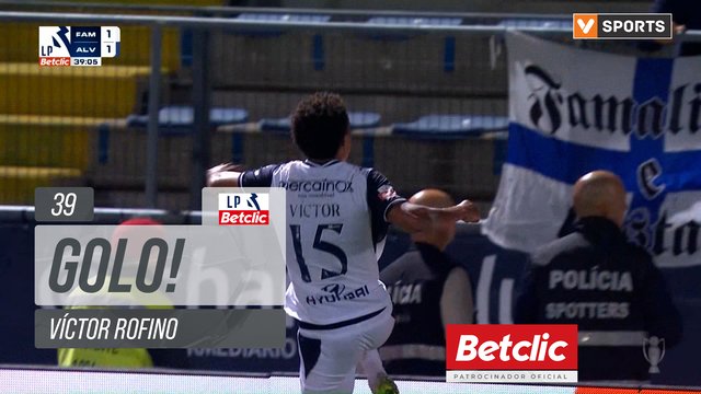 GOLO! Famalicão, Víctor Rofino aos 39', Famalicão 1-1 Alverca