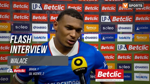 I Liga (#2) | Braga 1-2 Gil Vicente: Flash Interview Walace