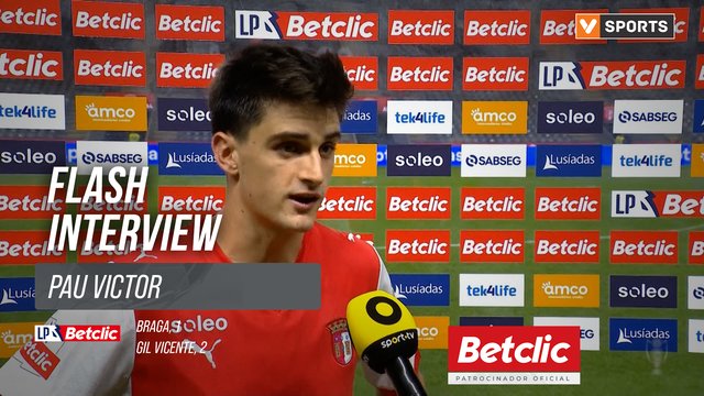 I Liga (#2) | Braga 1-2 Gil Vicente: Flash Interview Pau Victor