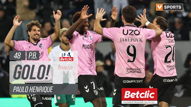 GOLO! Vitória SC, Paulo Henrique (p.b.) aos 48', Vitória SC 2-0 Marítimo
