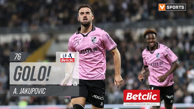 GOLO! Vitória SC, A. Jakupovic aos 76', Vitória SC 4-0 Marítimo