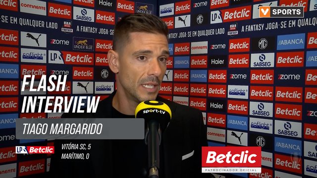 I Liga (#9) | Vitória SC 5-0 Marítimo: Flash Interview Tiago Margarido