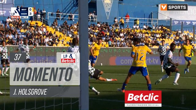 Estoril, Jogada, J. Holsgrove aos 37'