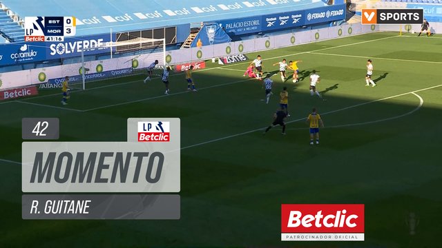 Estoril, Jogada, R. Guitane aos 42'