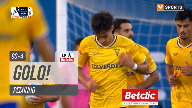 GOLO! Estoril, Peixinho aos 90'+4', Estoril 1-3 Moreirense