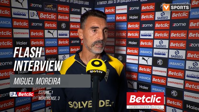 I Liga (#9) | Estoril 1-3 Moreirense: Flash Interview Miguel Moreira