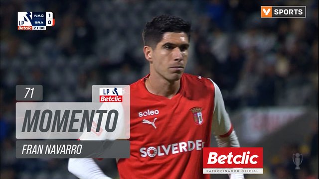 Braga, Jogada, Fran Navarro aos 71'