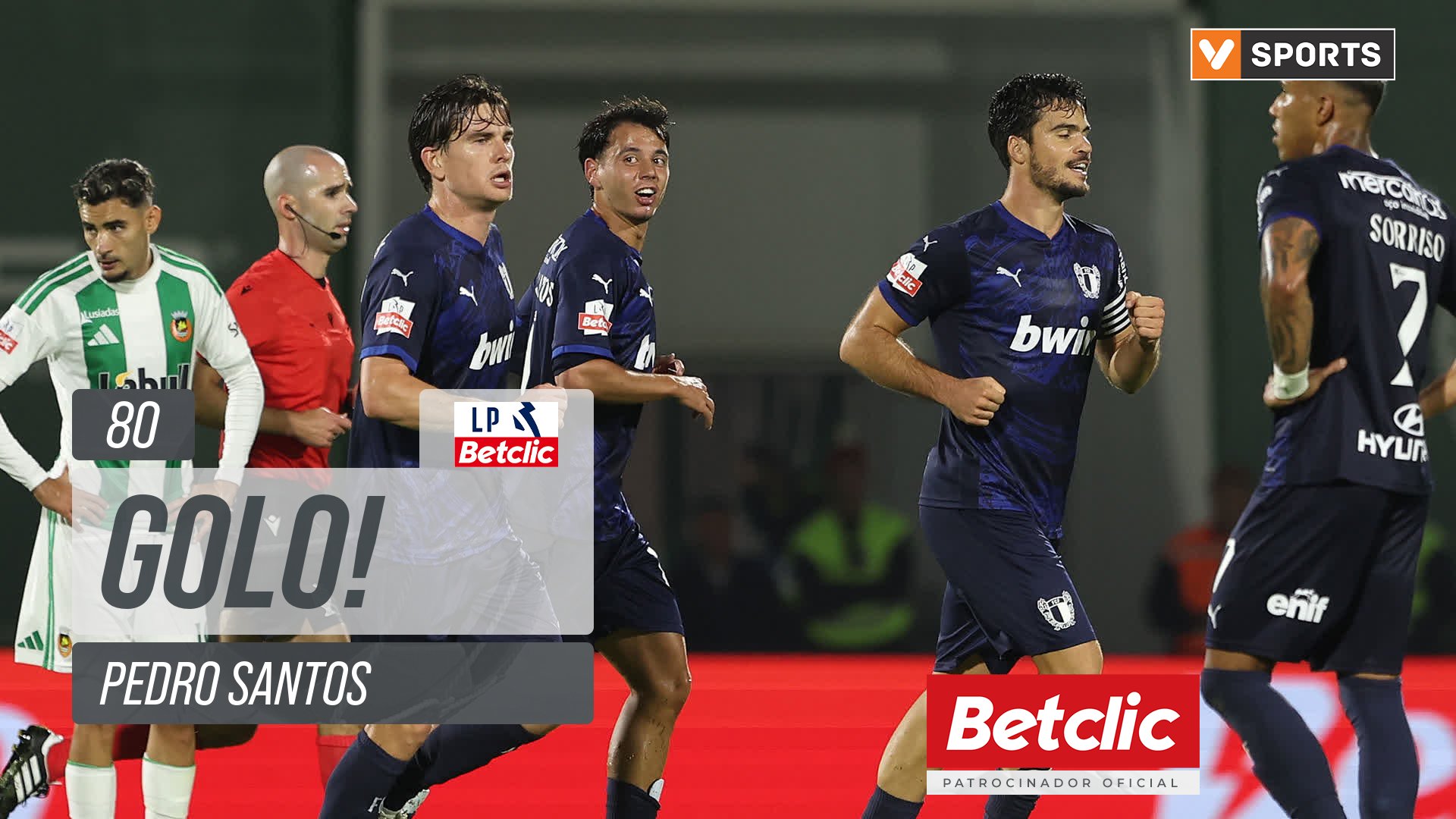 GOLO! Famalicão, Pedro Santos aos 80', Rio Ave 0-2 Famalicão :: Golos ...