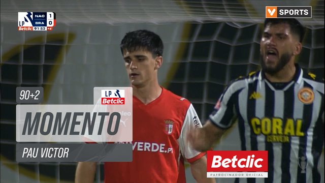 Braga, Jogada, Pau Victor aos 90'+2'
