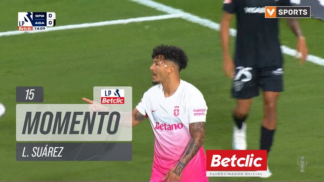 Sporting, Jogada, L. Suárez aos 15'