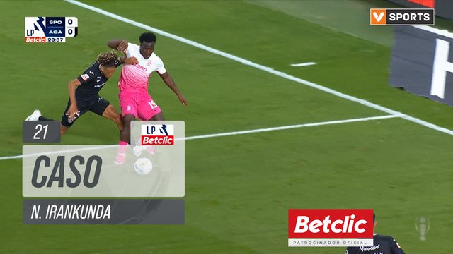 Sporting, Caso, N. Irankunda aos 21'