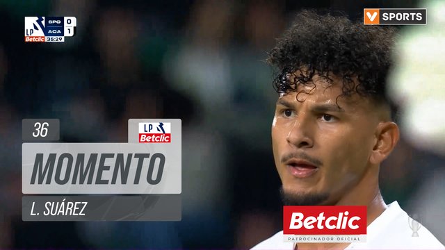 Sporting, Jogada, L. Suárez aos 36'