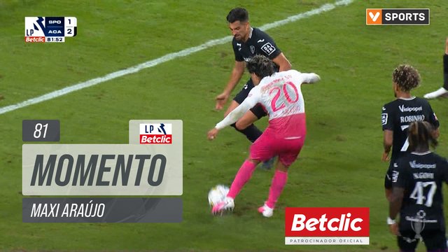 Sporting, Jogada, Maxi Araújo aos 81'