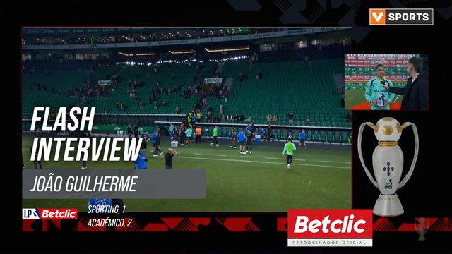 I Liga (#9) | Sporting 1-2 Académico: Flash Interview João Guilherme