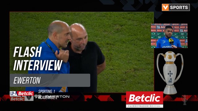I Liga (#9) | Sporting 1-2 Académico: Flash Interview Ewerton