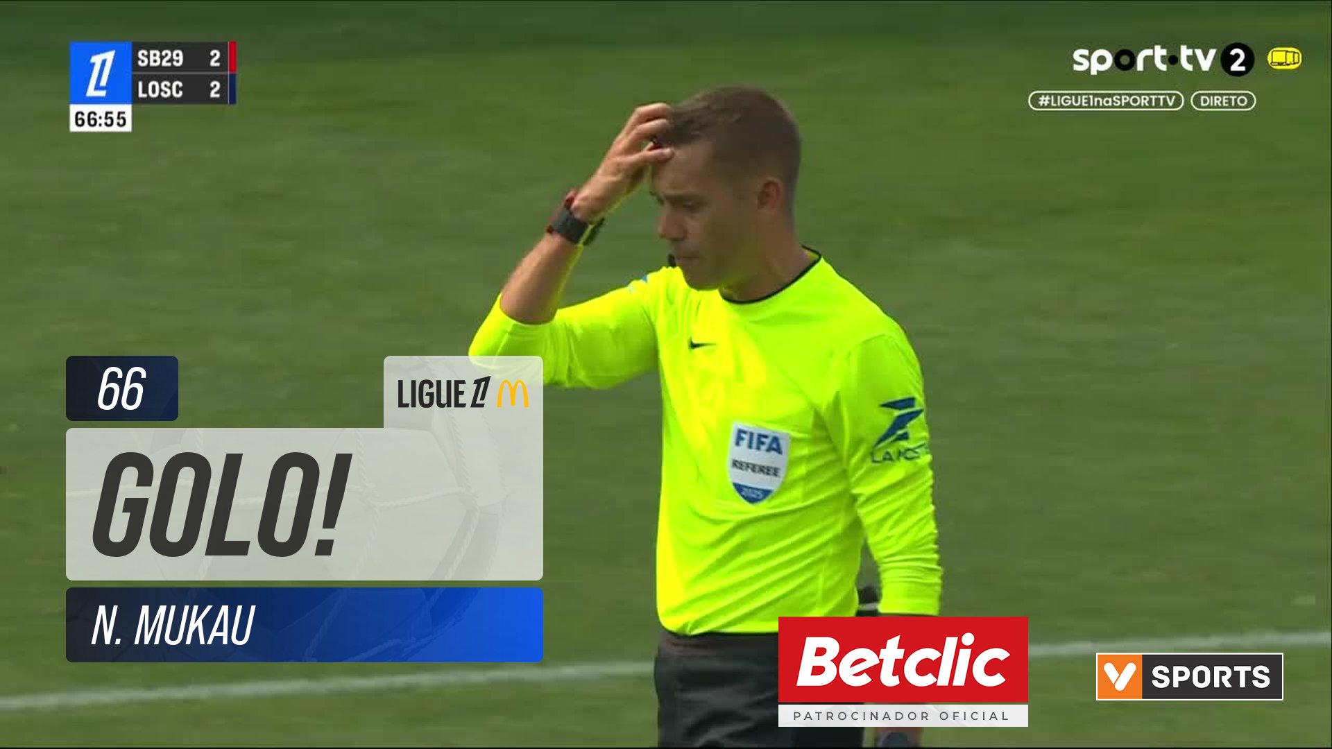 GOLO! Lille, N. Mukau aos 66', Brest 2-3 Lille