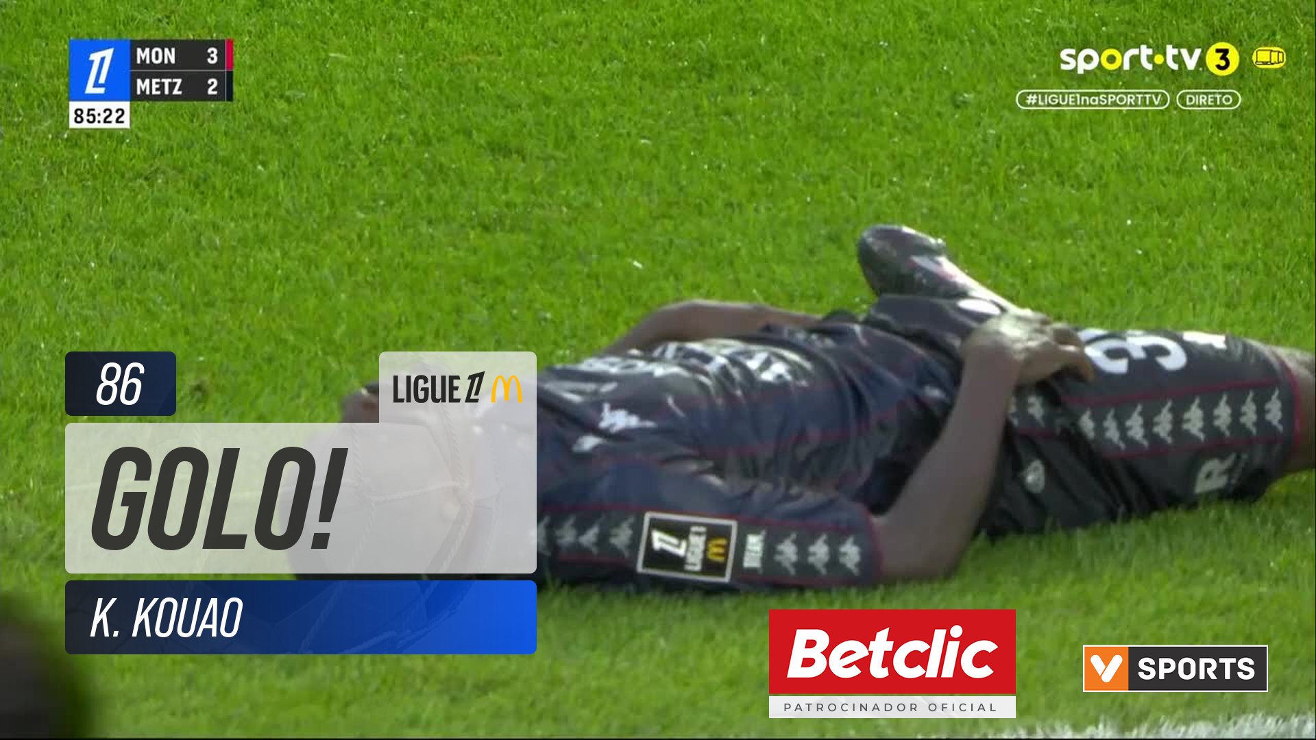 GOLO! Monaco, K. Kouao (p.b.) aos 86', Monaco 4-2 Metz
