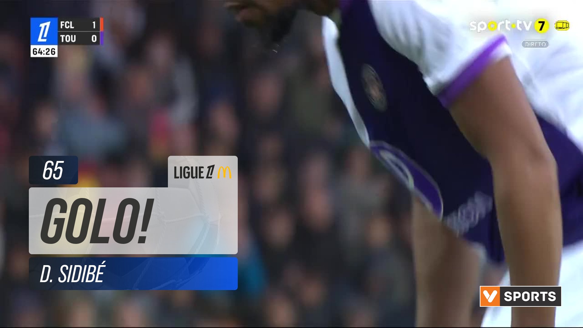GOLO! Toulouse, D. Sidibé aos 65', Lorient 1-1 Toulouse