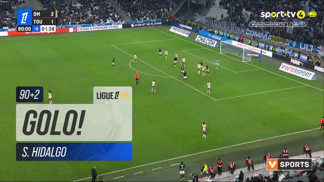 GOLO! Toulouse, S. Hidalgo aos 90'+2', Marselha 2-2 Toulouse