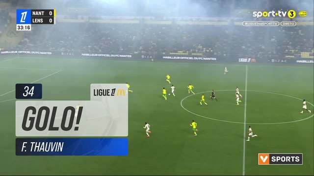 GOLO! Lens, F. Thauvin aos 34', Nantes 0-1 Lens