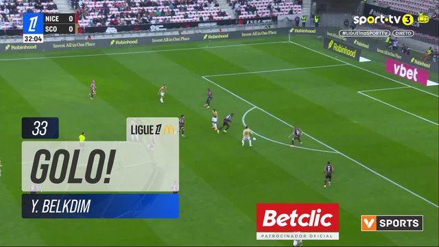 GOLO! Angers, Y. Belkdim aos 33', Nice 0-1 Angers