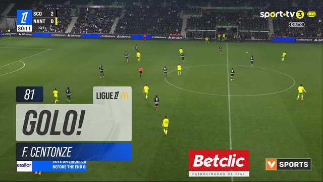 GOLO! Nantes, F. Centonze aos 81', Angers 2-1 Nantes