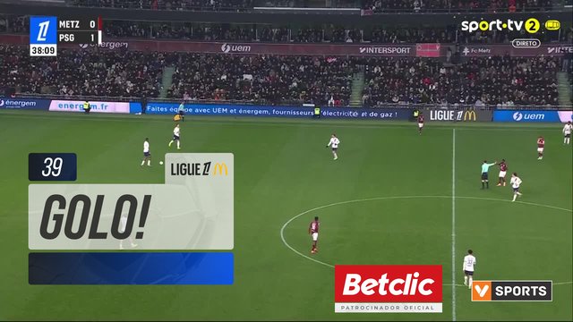 Ligue 1 (16ª Jornada): Resumo Metz 2-3 PSG